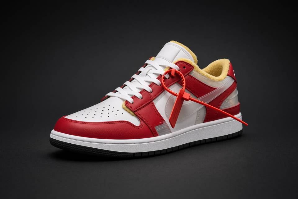 Dunk Low Off-White University Red